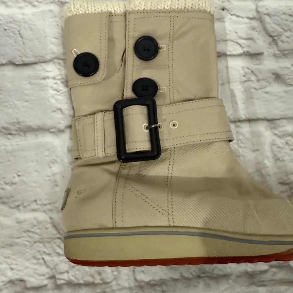 Sorel Milano Breve NL1741-102 Boot Women's 5.5 Beige Off White Waterproof - Picture 4 of 9